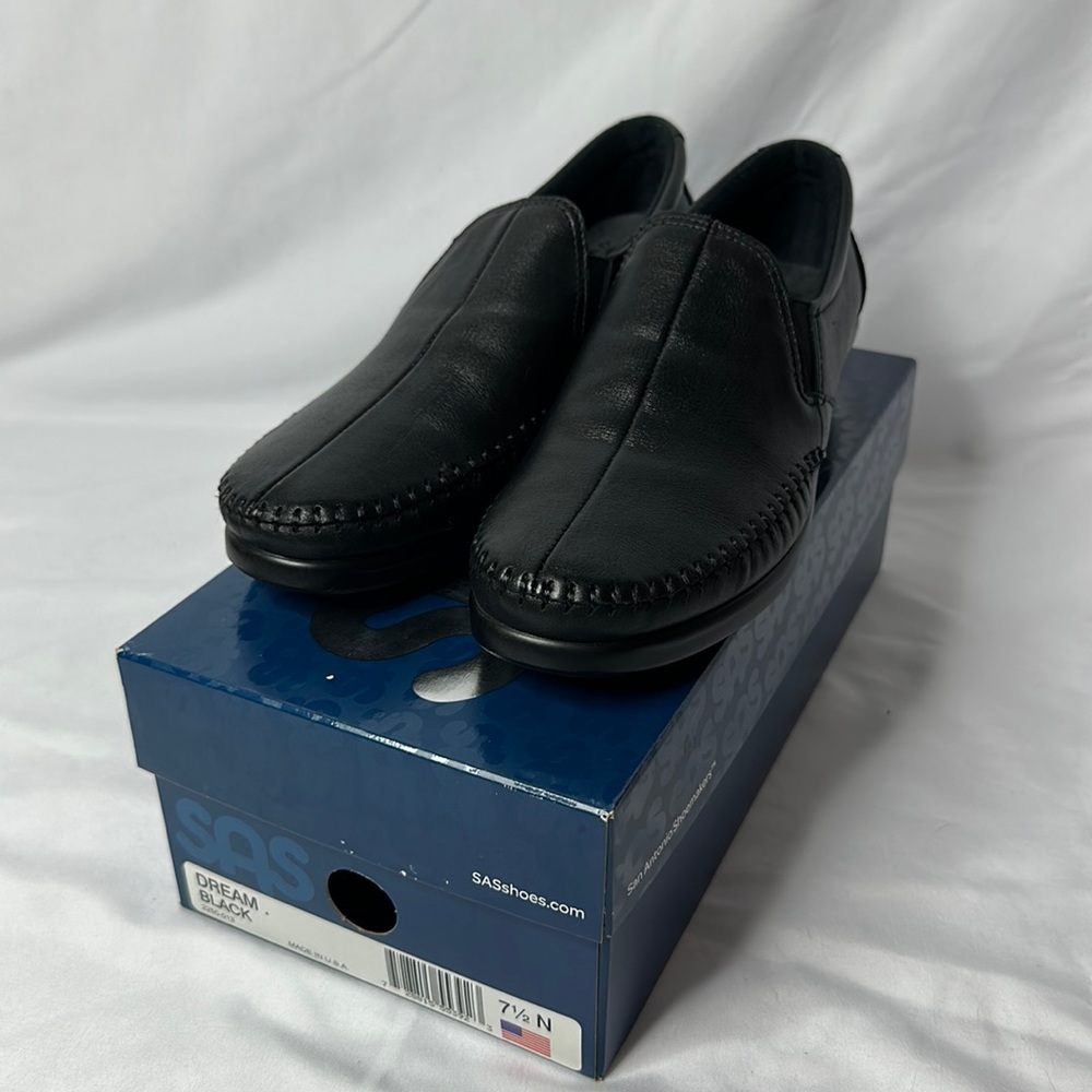 SAS | Dream Comfort Loafer Black Women's Size 7.5 - Picture 1 of 7
